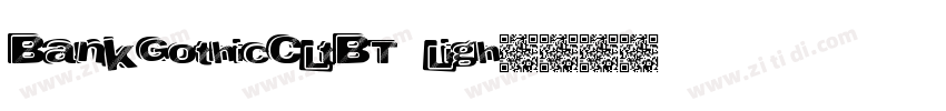 BankGothicCLtBT Ligh字体转换